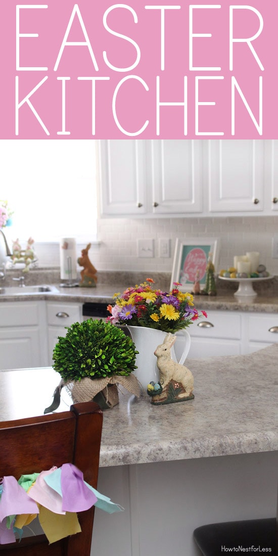 Colorful Easter Décor in Kitchen - Soul & Lane