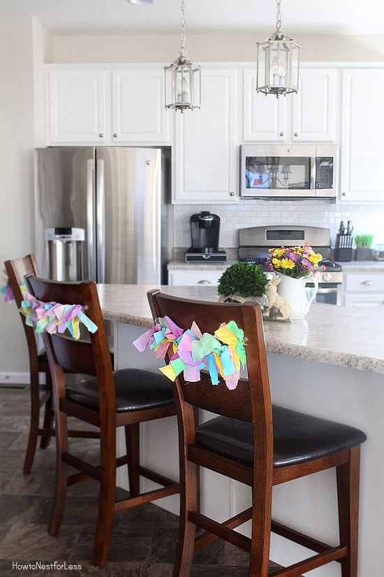 Cozy Easter Home Decor Kitchen Island In Dining Room Utensils And