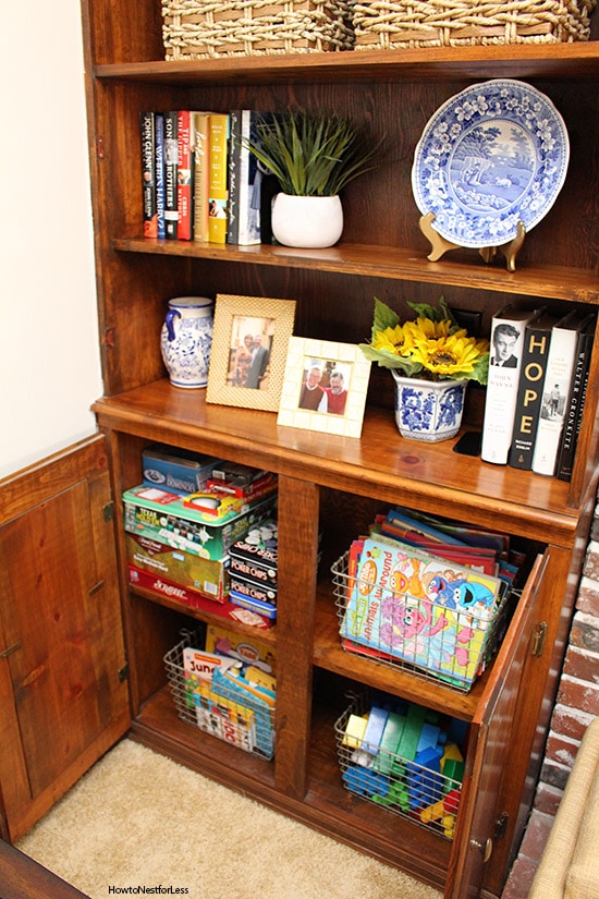 family room storage ideas