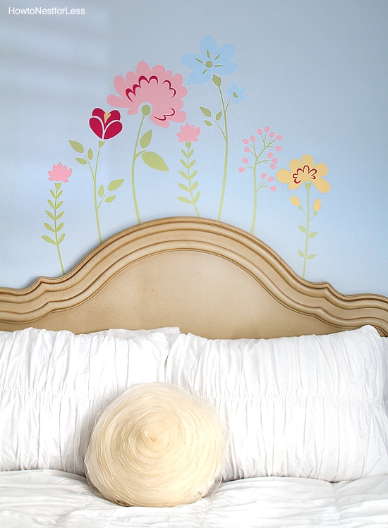 flower bedroom stickers