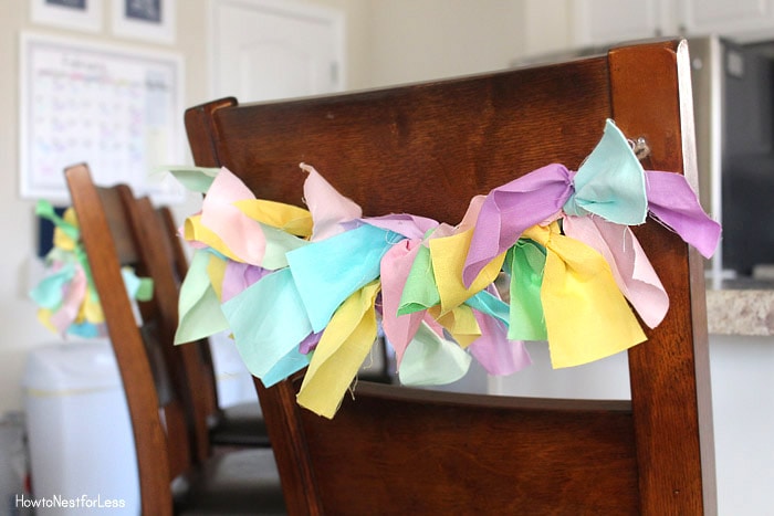 kitchen easter chair decorations