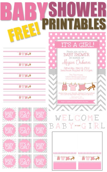 card prediction baby template Baby Printables Shower Nest   for Free Girl to Lessâ„¢ How