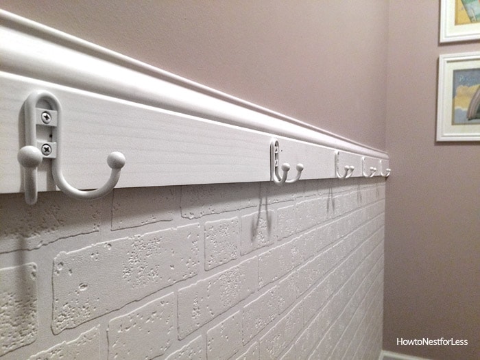 laundry room hook wall