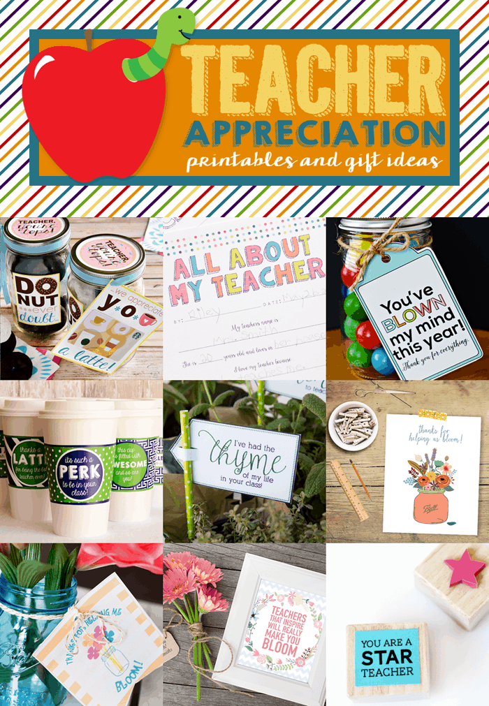 teacher appreciation printables