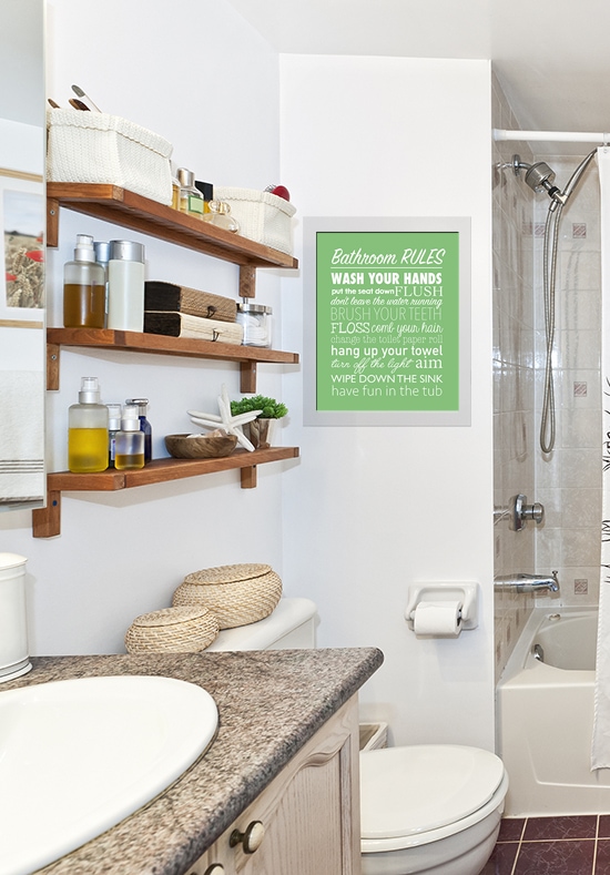 bathroom free printable