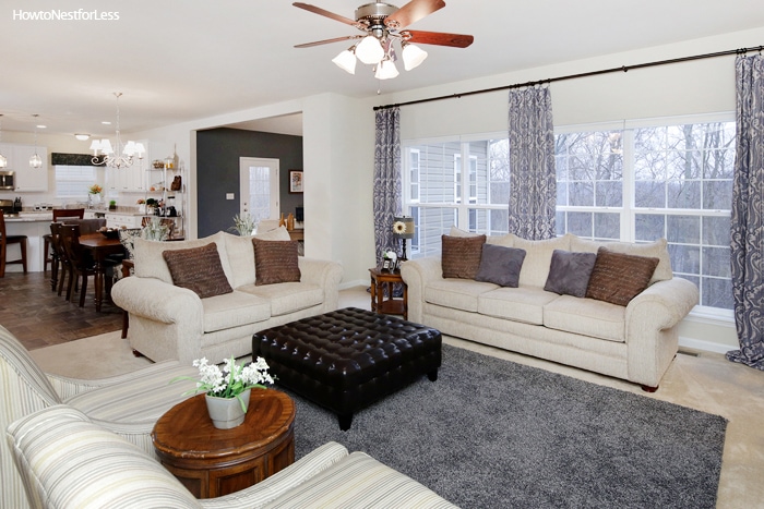 family room kitchen makeover