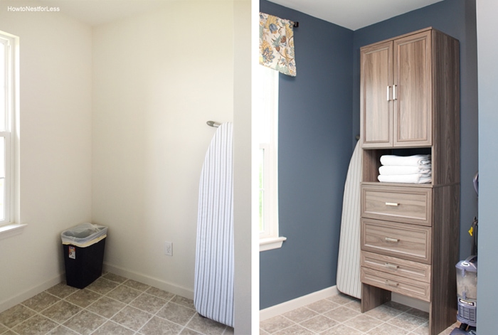 laundry room before and after