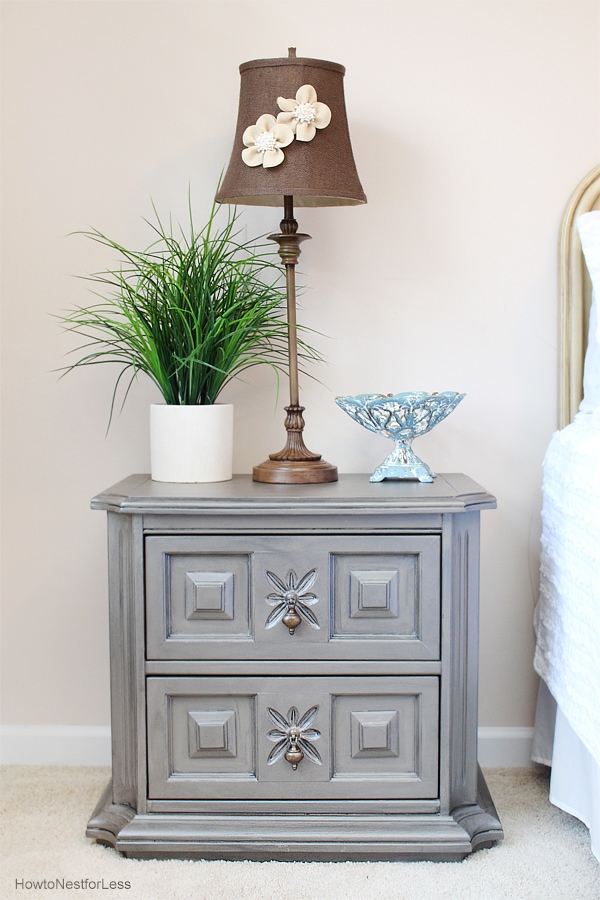 painted nightstands zinc