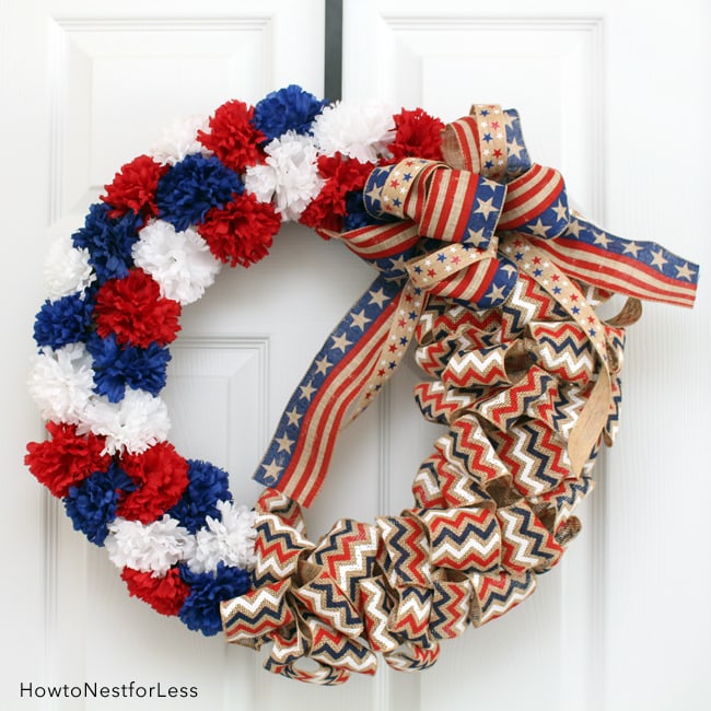 patriotic DIY wreath