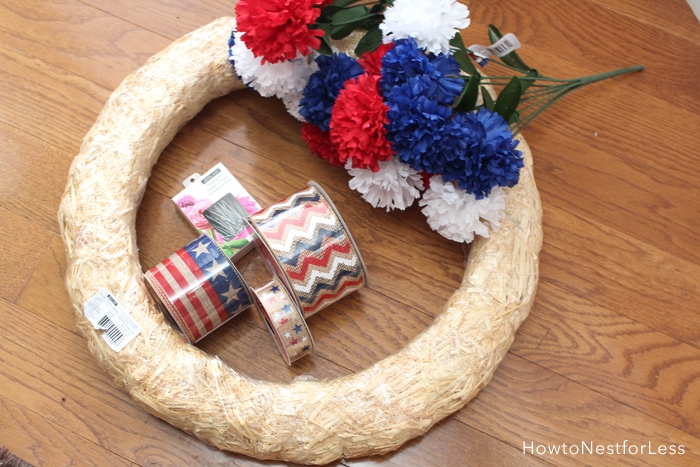 patriotic wreath supplies