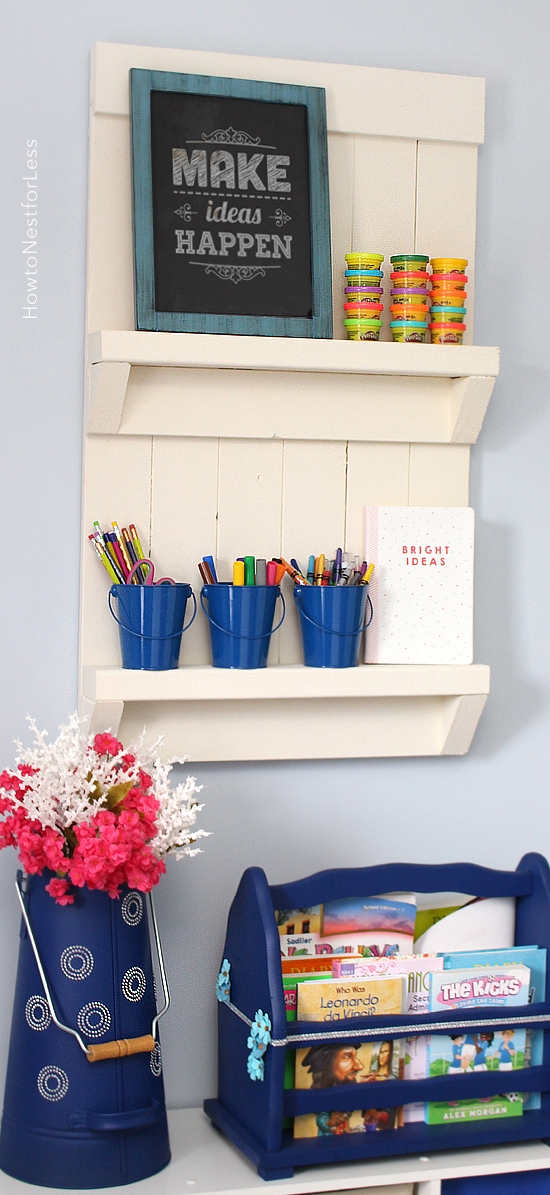 DIY Wall Organizer + Shelf - How to Nest for Less™