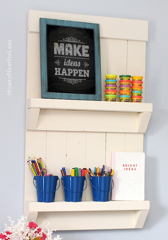 DIY wall shelf