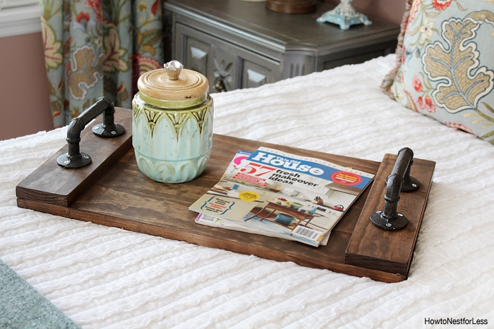 DIY Stained Wood Tray - How to Nest for Less™