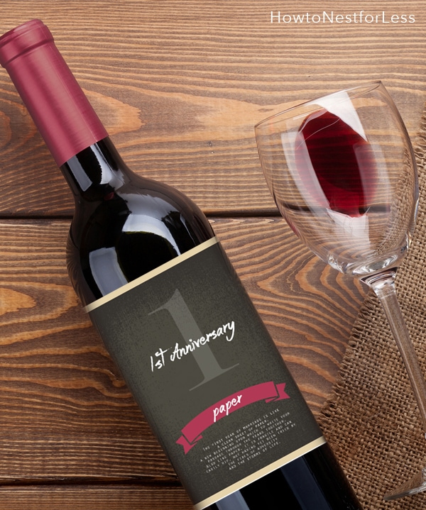 Wine Bottle Anniversary Labels Free Printable