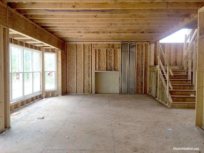 family room framing