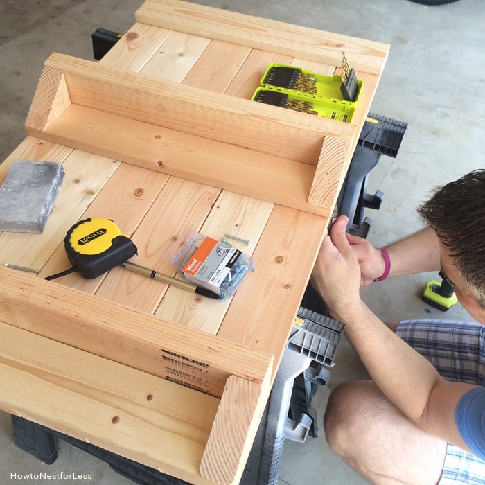 DIY Wall Organizer + Shelf - How to Nest for Less™