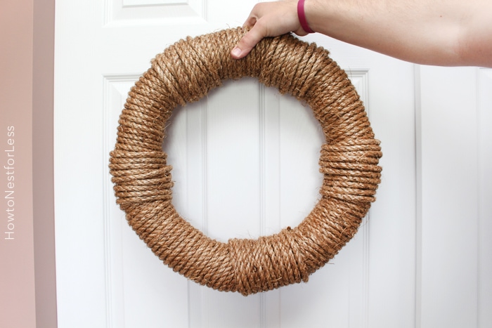 rope nautical wreath craft