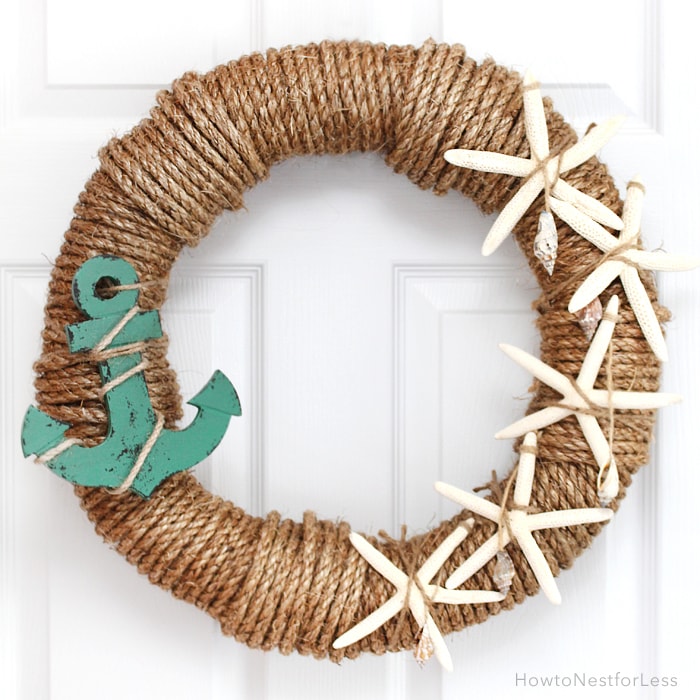 rope nautical wreath