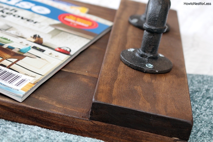 stained wood tray tutorial