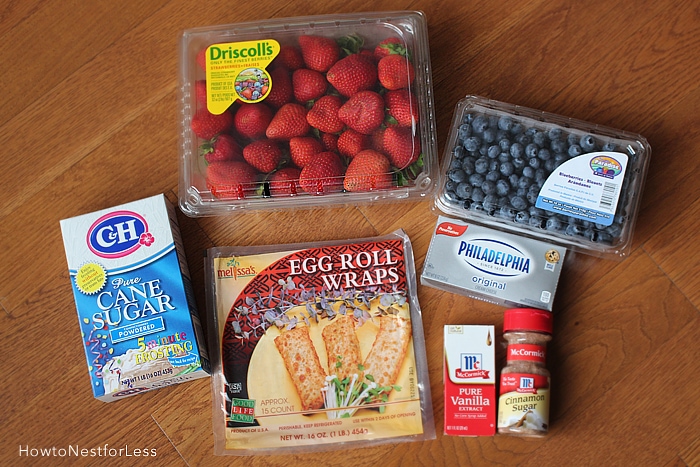 wild berry cheesecake rolls ingredients