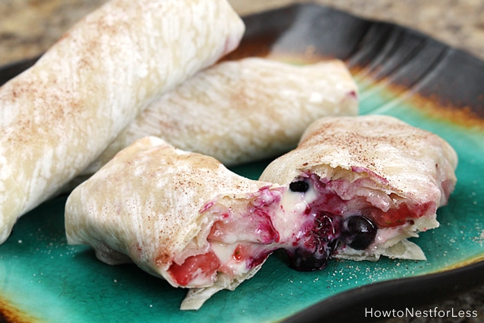 wildberry cheesecake rolls