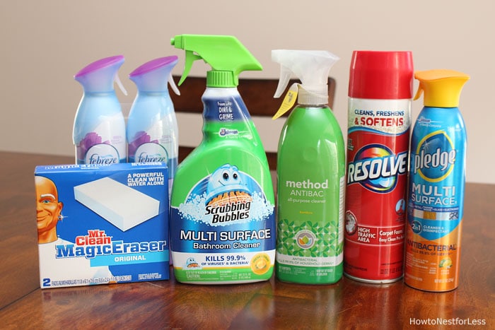 bathroom cleaning supplies housewarming gift