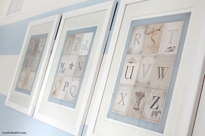 alphabet nursery printable