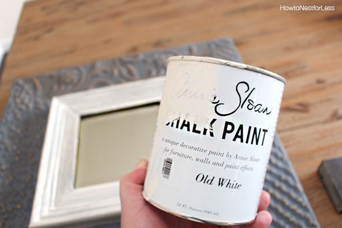 chalk paint DIY wall art