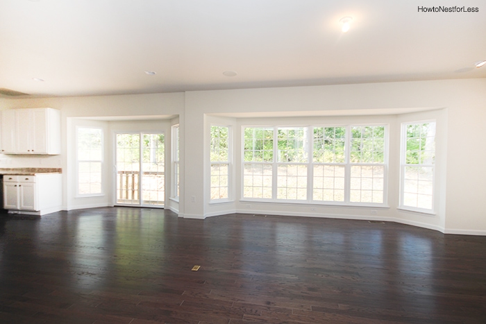 family room bay windows