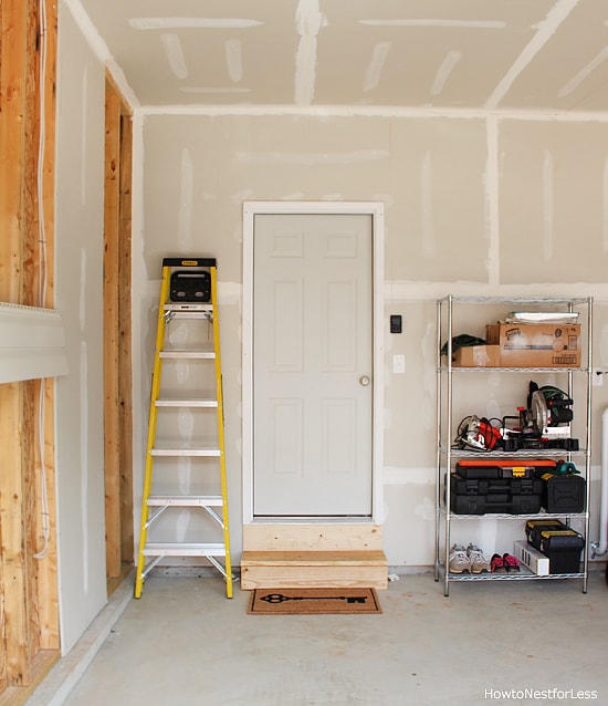 garage organization on a budget