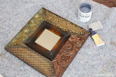 From Trash to Treasure: Chalk Paint Mirror