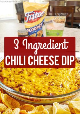 3 Ingredient Chili Cheese Dip - How To Nest For Less