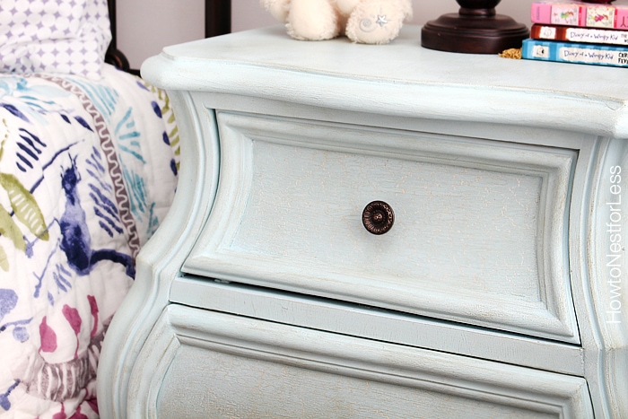 Cracked Patina Nightstand - How to Nest for Less™