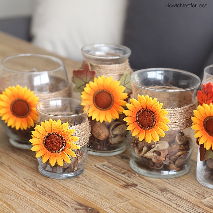 fall candle holders