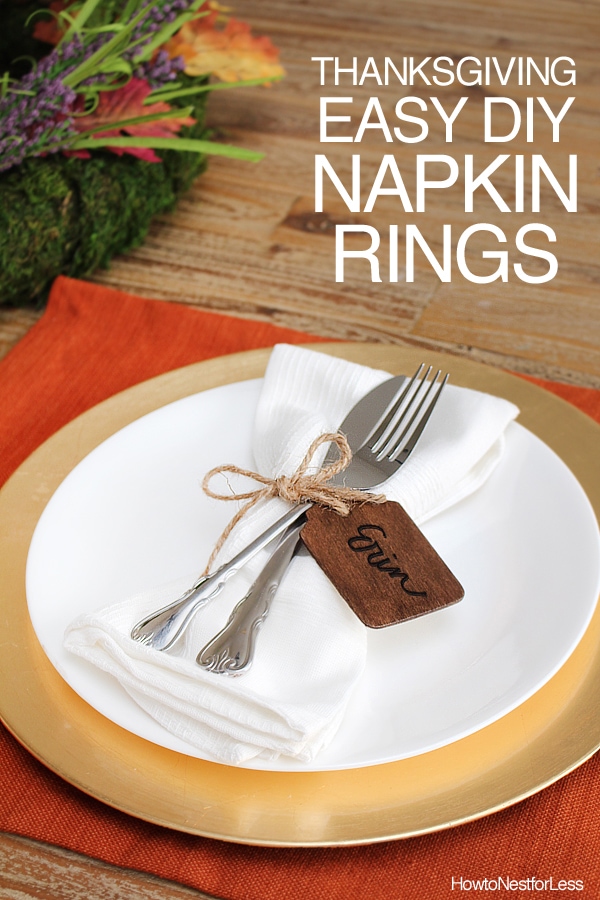 Diy thanksgiving napkin deals rings