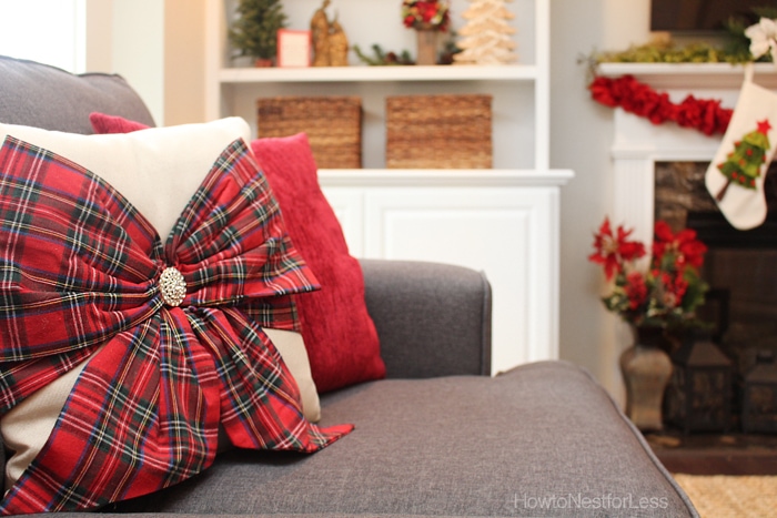 christmas family room decor