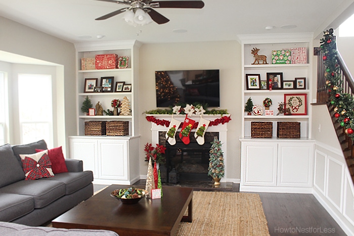 christmas family room decorations