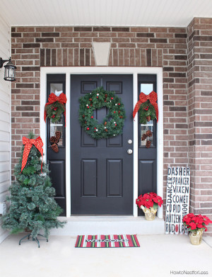 Christmas Front Porch 2015 - How to Nest for Less™