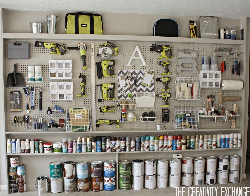 Garage-Organization-Peg-Board-and-Tools