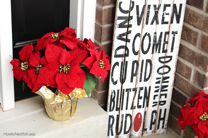 christmas front porch decor