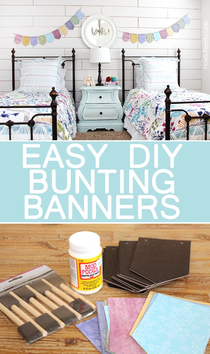 EASY DIY BUNTING BANNERS