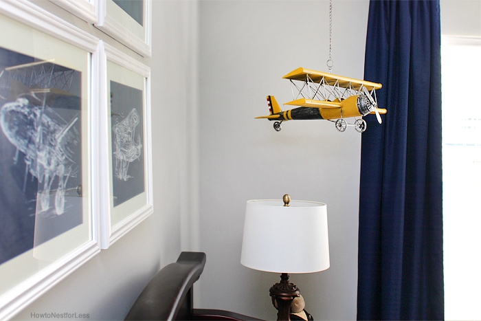 boy airplane nursery ideas