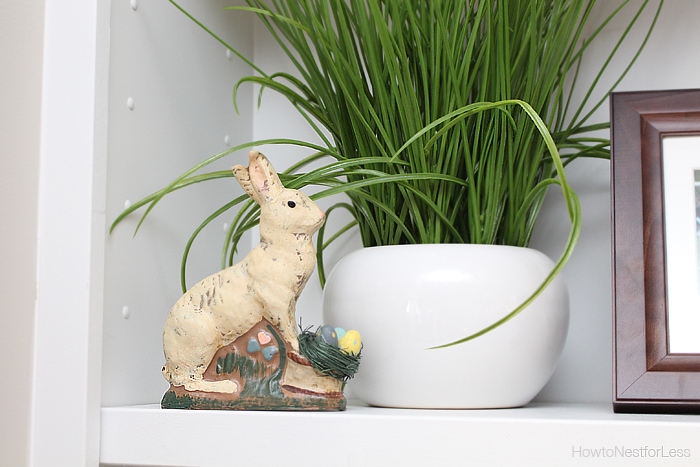 easter bookshelves