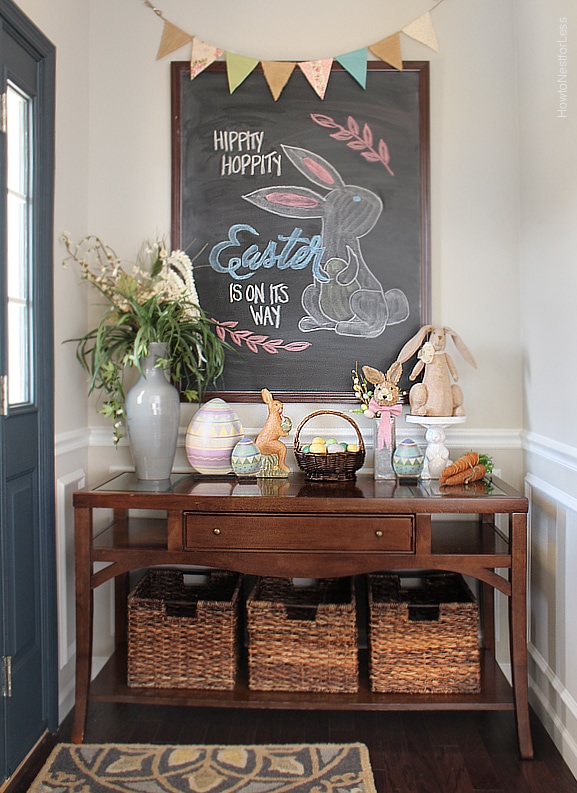 easter chalkboard art