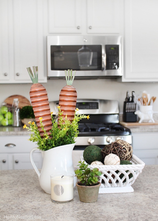 Colorful Easter Décor in Kitchen - Soul & Lane