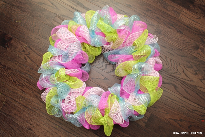 easter mesh wreath ideas