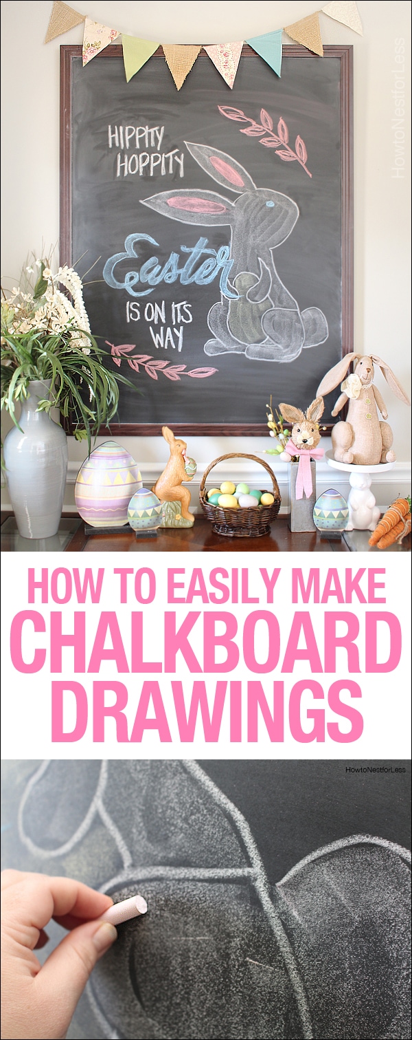 how to make chalkboard drawings copy