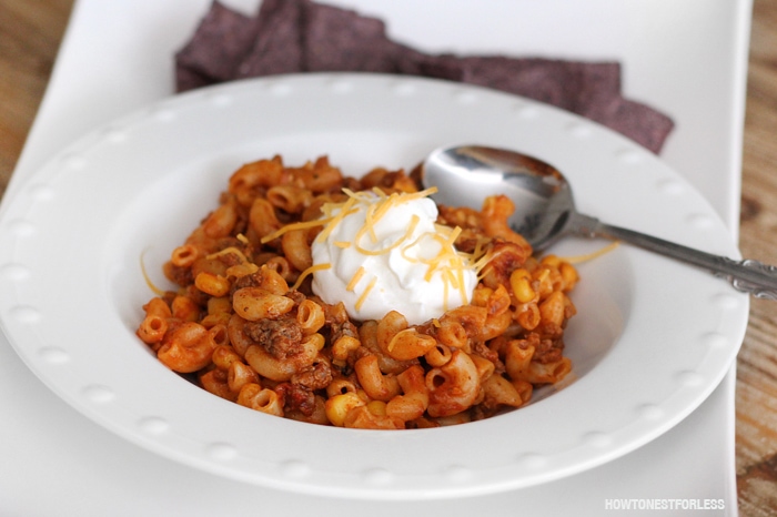 mexican pasta skillet recipe