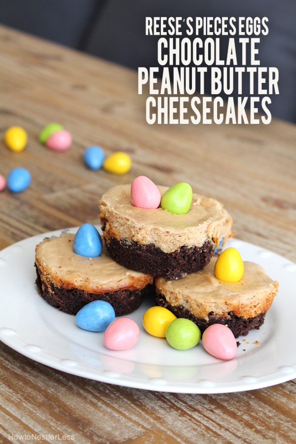 Reese's Pieces Peanut Butter Mini Cheesecakes - How to Nest for Less™