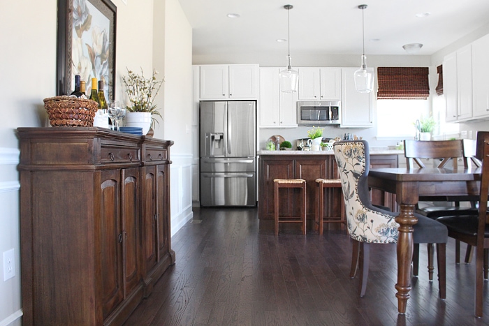 breakfast room kitchen layout